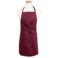 Chef Revival Chef 24/7Front-of-the House Gourmet Bib Apron - Burgundy 601BAO-3-BG